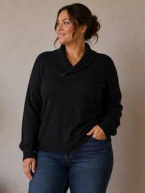Nitagut Black Sweater Size 3XL